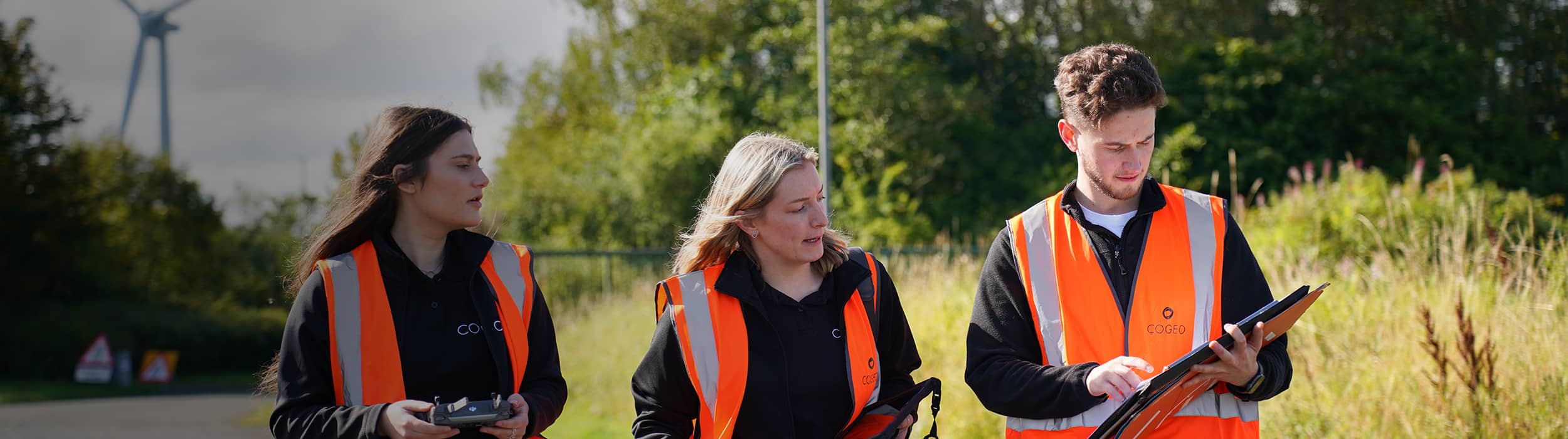 solar farm background