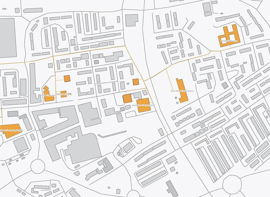laigh park map